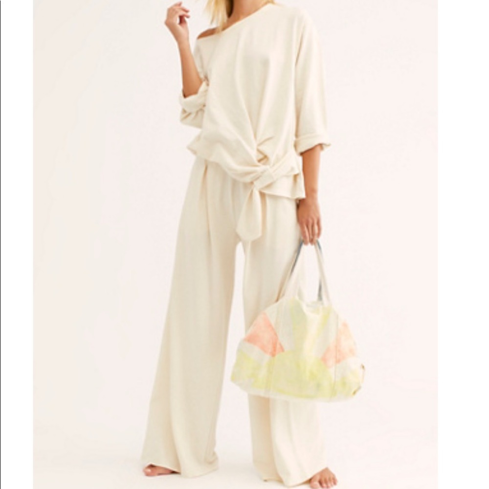 NWT Free People Lax Set Pants and Sweatshirt Size M